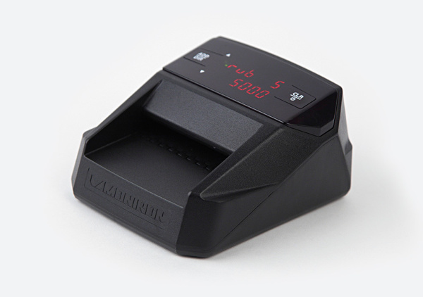 Детектор банкнот автомат MONIRON DEC MULTI BLACK (RUB,USD,EUR)